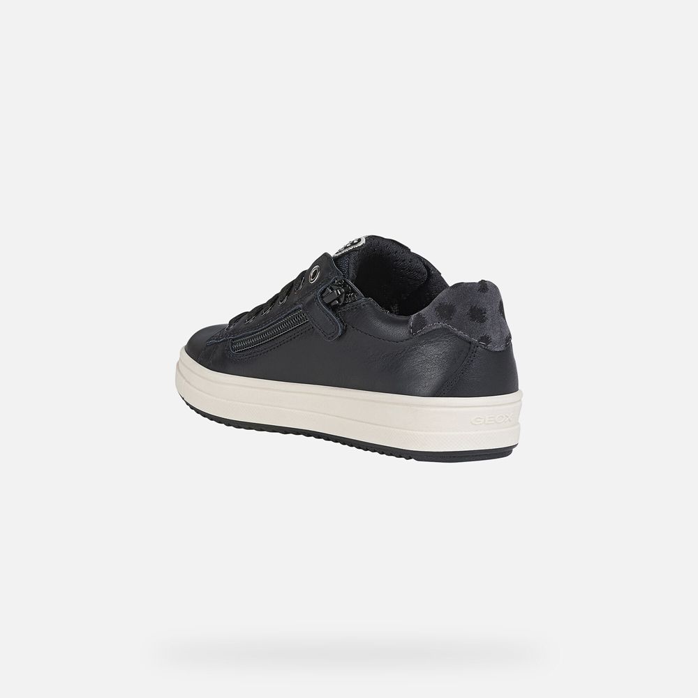 Geox Sneakers Black Rebecca - Geox Girls Shoes - NVXBJC804